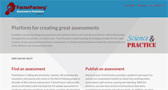 Desktop Screenshot of factorfactory.com
