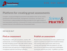 Tablet Screenshot of factorfactory.com